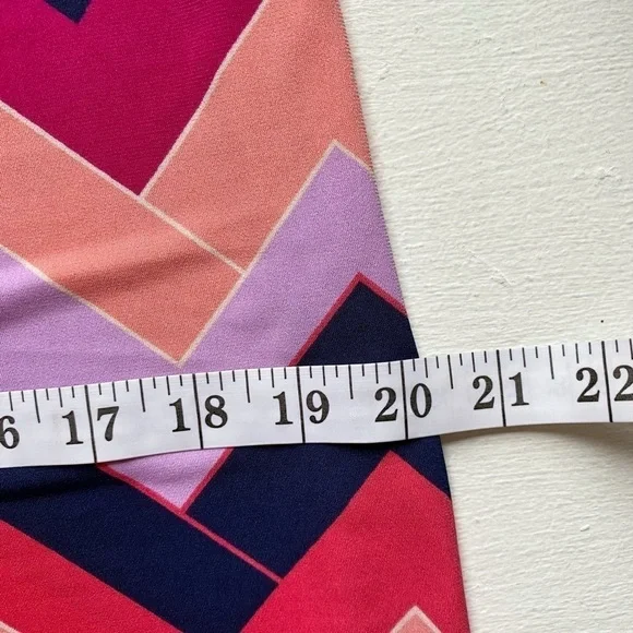 Trina Turk Colorful Geometric Pattern Sleeveless High Neck Craving Midi Dress - Picture 11 of 16